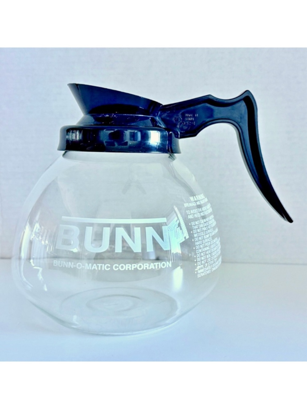 BUNN Glass Coffee Decanter 12-Cup Replacement Carafe Decanter Commercial Glass